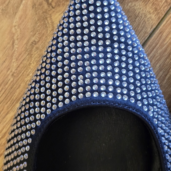 Women's sling back shoes with rhinestones size 9 - Picture 2 of 3